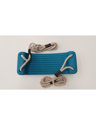 Blow Moulded Swing Seat AQUA With Ropes